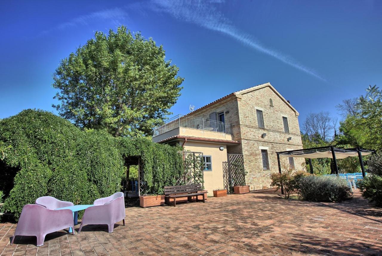 Grande Villa Storica Per Vacanze Con Giardino Privato E Piscina Ostra Eksteriør billede