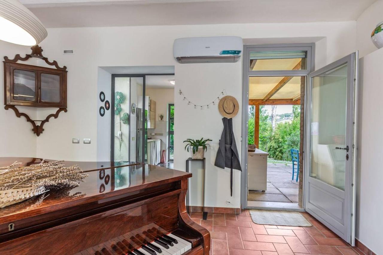 Grande Villa Storica Per Vacanze Con Giardino Privato E Piscina Ostra Eksteriør billede